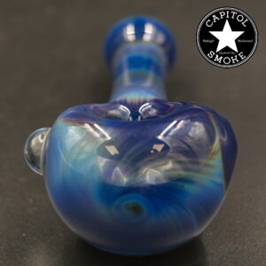 product glass pipe 210000047399 00 | Super Nice American Dark Blue with Marble Spoon