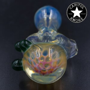 product glass pipe 210000047450 00 | Catfish Glass Dark Green Marbles Honeycomb Fumed HP