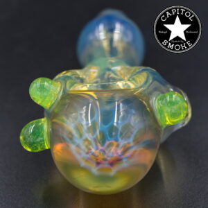 product glass pipe 210000047452 00 | Catfish Glass Slime Green Marbles Honeycomb Fumed HP