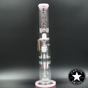 product glass pipe 210000047484 00 | Cheech Glass 18" Pink Double Tree Perc Tube