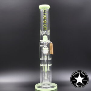 product glass pipe 210000047486 00 | Cheech Glass 18" Green Double Tree Perc Tube