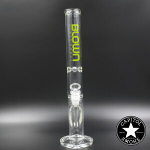 product glass pipe 210000047494 00 | Blown Glass 15" Green Dome Perc ST