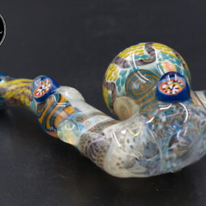 product glass pipe 210000047698 00 | Glassberry Blue, Yellow and Orange Cupcake Sherlock