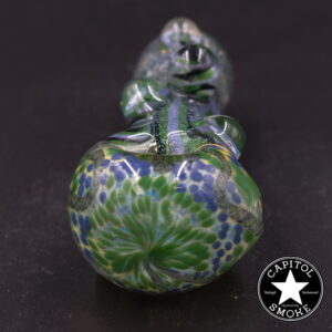 product glass pipe 210000047710 00 | Glassberry Cupcake Green and Blue w/ Swirl Millie Handpipe