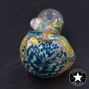 product glass pipe 210000047731 00 | Glassberry Cupcake Blue and Yellow Handpipe