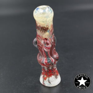 product glass pipe 210000047759 00 | Glassberry Cupcake Red, White, and Black Chillum