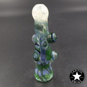 product glass pipe 210000047769 00 | Glassberry Cupcake Green and Blue w/ Spiral Millie Chillum