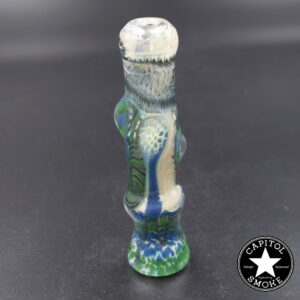 product glass pipe 210000047771 00 | Glassberry Cupcake Green and Blue Chillum