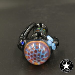 product glass pipe 210000047793 00 | Deviant Black and Rainbow Honeycomb HP